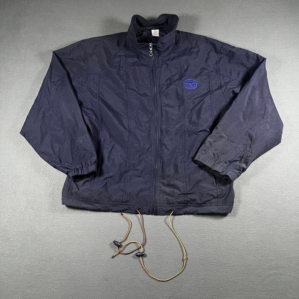 Unbranded Men's Navy and Blue Jacket